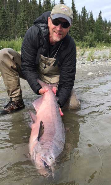 Fishing for Klutina River Kind Salmon